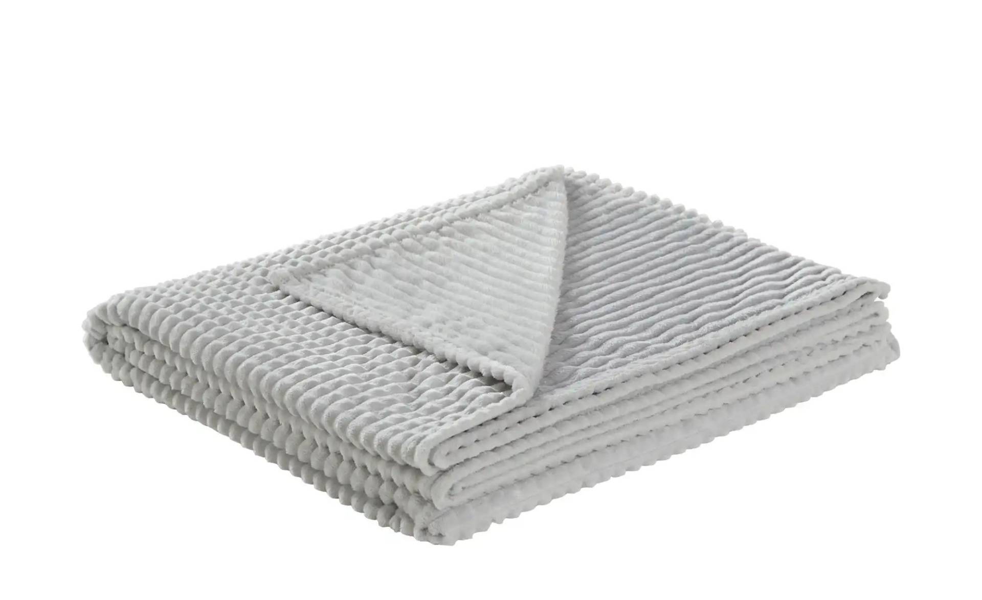 como Flanell Fleecedecke  Lexi XL ¦ grau ¦ Synthetik ¦ Maße (cm): B: 220 Heimtextilien > Kuscheldecken - Möbel Kraft