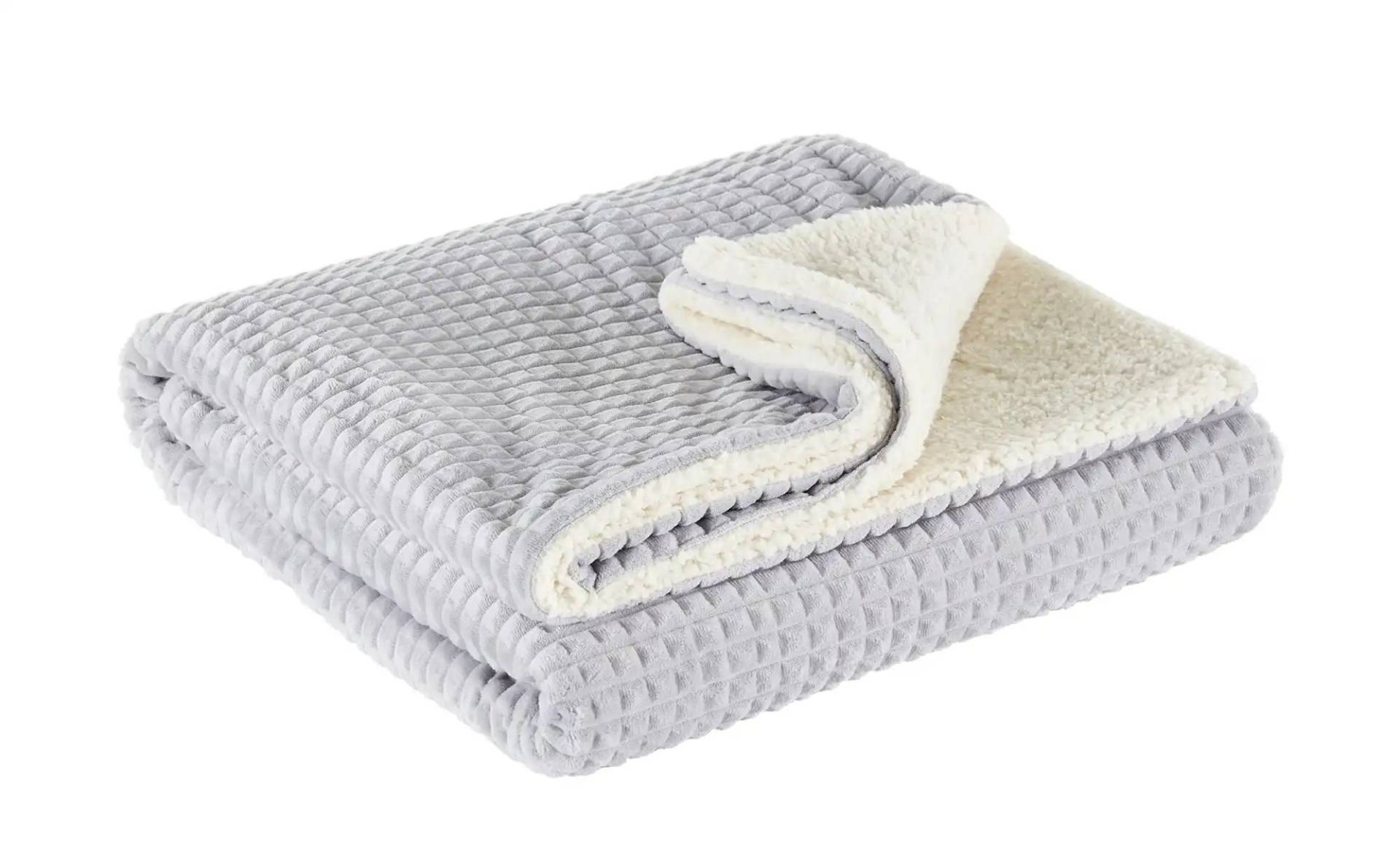 como Flanell Fleecedecke  Lexi  ¦ grau ¦ Synthetik ¦ Maße (cm): B: 150 Heimtextilien > Kuscheldecken - Möbel Kraft