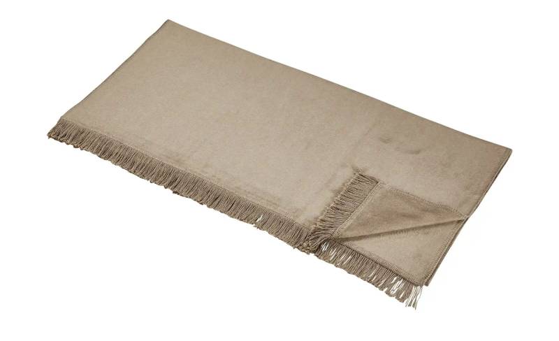 como Sofaläufer  Uni ¦ beige ¦ Maße (cm): B: 100 Bettwaren > Tagesdecken & Bettüberwürfe - Möbel Kraft