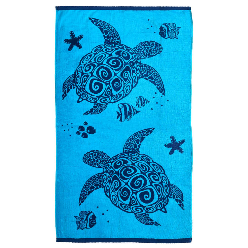 LE COMPTOIR DE LA PLAGE STRANDTUCH Blau LE COMPTOIR DE LA PLAGE STRANDTUCH Blau