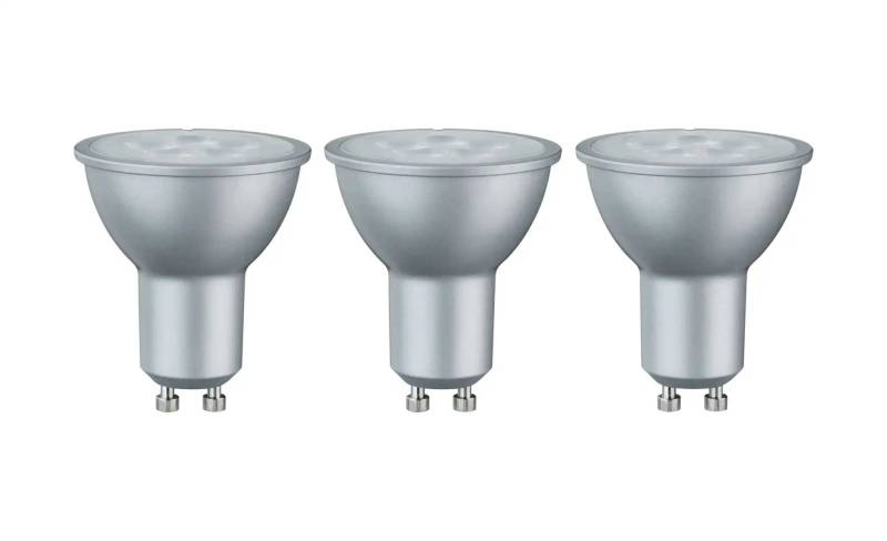 LED 3-er Pack GU10/ 6 5W  silber   ¦ silber ¦ Maße (cm): H: 5,4  Ø: 5.1 Lampen & Leuchten > Innenleuchten > Leuchtmittel - Möbel Kraft