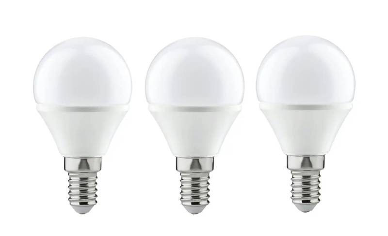 LED 3-er Pack  Tropfen E14 4W  250lm  2700K   ¦ weiß ¦ Maße (cm): H: 8  Ø: 4.5 Lampen & Leuchten > Innenleuchten > Leuchtmittel - Möbel Kraft