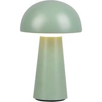 LED Akku-Tischleuchte ⌀13,60cm Kunststoff Pistaziengrün