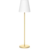 LED Außenleuchte Solar 177 cm Messing Weiß IP65 von Newgarden