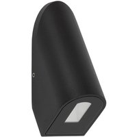 LED Außenwandlampe Aluminium IP54 H:9,7 cm Schwarz von Nowodvorski