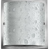 LED Badezimmer Lampe Glas IP44 spritzwasserdicht eckig von ELSTEAD