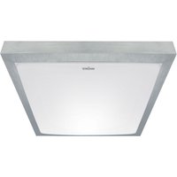 LED Badezimmerleuchte IP44 B: 27 cm in Silber Weiß 4000 K Decke von Strühm