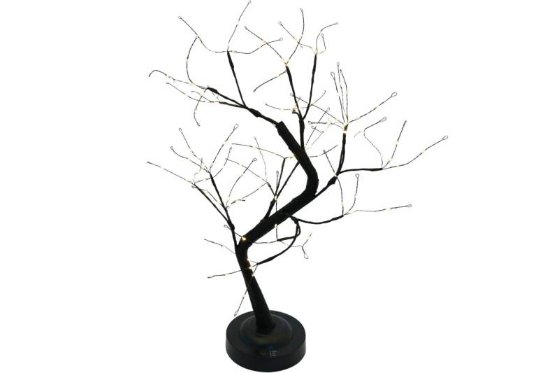 LED Baum auf Sockel 45 cm 108 LED batteriebetrieben Timer Lichter Baum