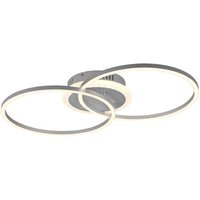 LED-Beleuchtung Deckenleuchte ARRIBO 30W+5 5W 3000K von REALITY Leuchten R62853187 Hellgrau
