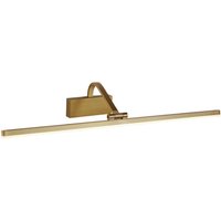 LED Bilderlampe in Messing B: 70 cm Metall verstellbar von Searchlight