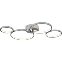 LED Deckenlampe Chrom B: 75 cm 3000 K 2240 lm Metall von Searchlight