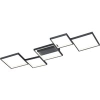 LED Deckenlampe Schwarz Metall L:120,5 cm 34 W dimmbar von Trio