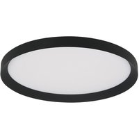 LED Deckenlampe Schwarz Weiß B:40 cm 2700 K rund von Steinhauer BV (light+building)