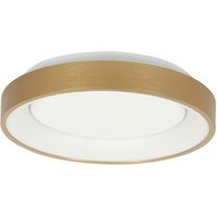 LED Deckenlampe in Gold Weiß Ø28 cm 2700 K wohnlich von Steinhauer BV (light+building)
