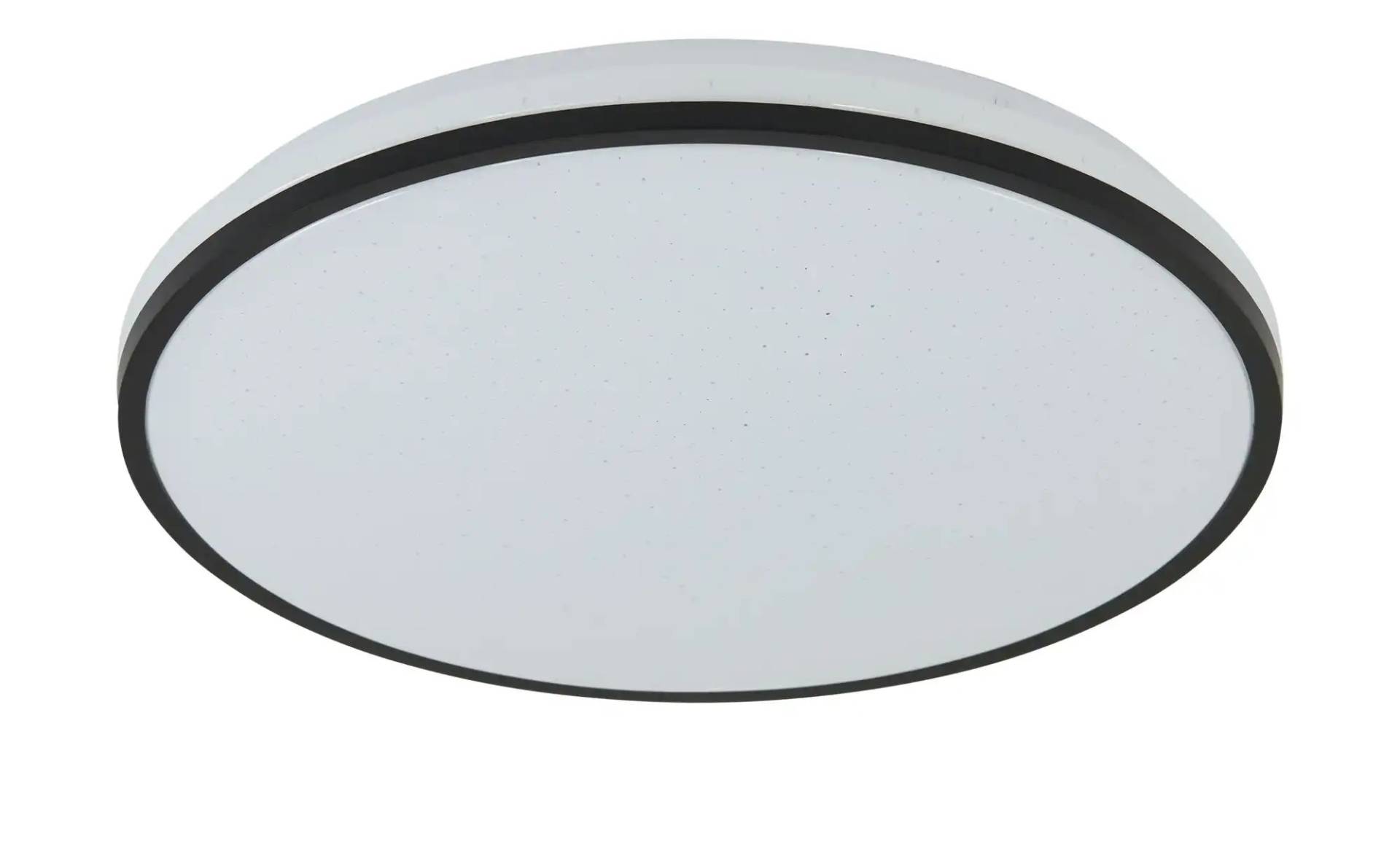 LED-Deckenleuchte  weiß mit schwarzem Ring   ¦ weiß ¦ Maße (cm): H: 7  Ø: 38.0 Lampen & Leuchten > Innenleuchten > Deckenlampen - Möbel Kraft
