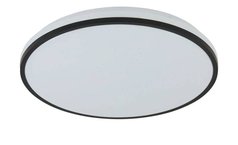 LED-Deckenleuchte  weiß mit schwarzem Ring   ¦ weiß ¦ Maße (cm): H: 7  Ø: 38.0 Lampen & Leuchten > Innenleuchten > Deckenlampen - Möbel Kraft
