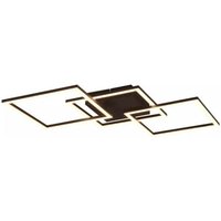LED-Deckenleuchte 31 Watt Metall Schwarz