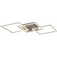 LED-Deckenleuchte 31 Watt Metall Titanfarbig