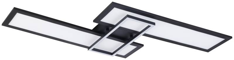 LED-Deckenleuchte Aleyna in Schwarz max. 41 Watt Deckenlampe