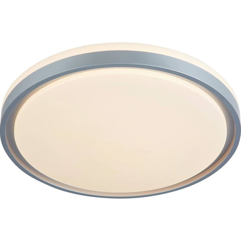 LED Deckenleuchte Angera Silber matt Ø 44,5 cm