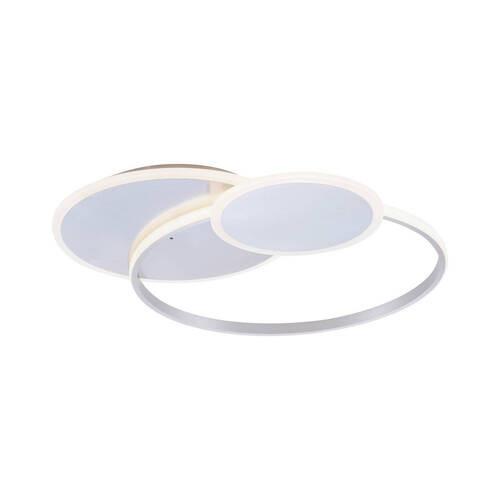 LED-Deckenleuchte Emilio in Silberfarben max. 56 Watt Deckenlampe
