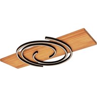 LED Deckenleuchte Holz Aluminium Schwarz L:50 cm 12 W von Eco-Light
