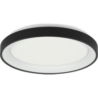 LED Deckenleuchte Schwarz Weiß Ø38 cm 30 W gemütlich von Steinhauer BV (light+building)