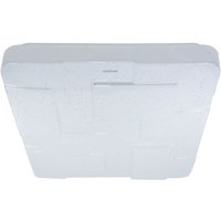 LED Deckenleuchte Sternenhimmel 53 cm breit IP44 Weiß Bad von Strühm