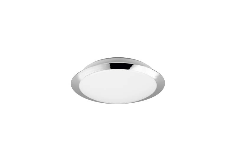 LED-Deckenleuchte Umberto Weiß/Chromfarben max. 12 Watt Deckenlampe