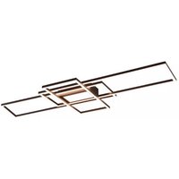 LED-Deckenleuchte ca. 105 cm breit Anthrazit 1 Stück Metall Dunkelgrau