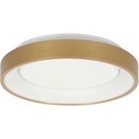 LED Deckenleuchte in Gold Weiß Ø38 cm 30 W gemütlich von Steinhauer BV (light+building)
