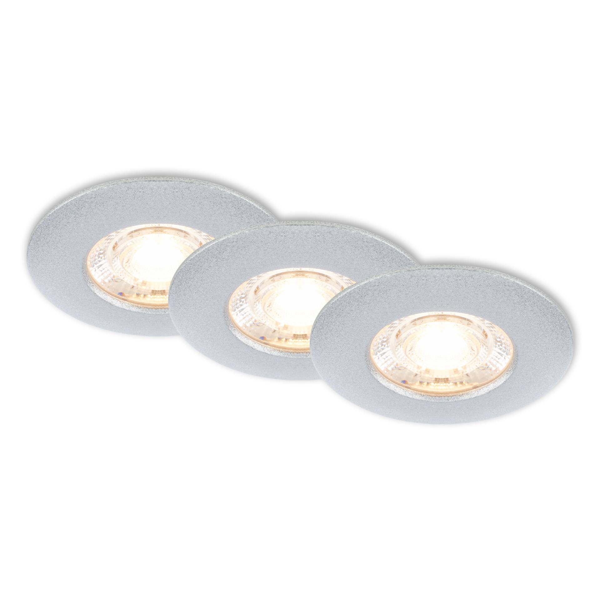 Briloner LED-Einbauleuchte 3,6 W Ø 6,5 cm 3 Stück chromfarben Briloner LED-Einbauleuchte 3,6 W Ø 6,5 cm 3 Stück chromfarben von Briloner