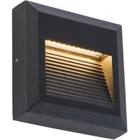 LED Einbaustrahler IP54 Schwarz 3000 K Außenwand von Nowodvorski