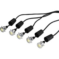 LED Einbaustrahler außen 5-fach IP54 Aluminium LED Einbaustrahler außen 5-fach IP54 Aluminium von ELSTEAD