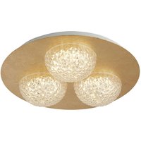 LED Einbaustrahler in Gold Metall Ø35 cm 6 W 3-flammig LED Einbaustrahler in Gold Metall Ø35 cm 6 W 3-flammig von 121004