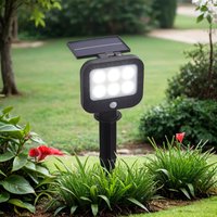 LED Gartenleuchte Erdspieß Solar IP44 verstellbar Schwarz LED Gartenleuchte Erdspieß Solar IP44 verstellbar Schwarz von Searchlight
