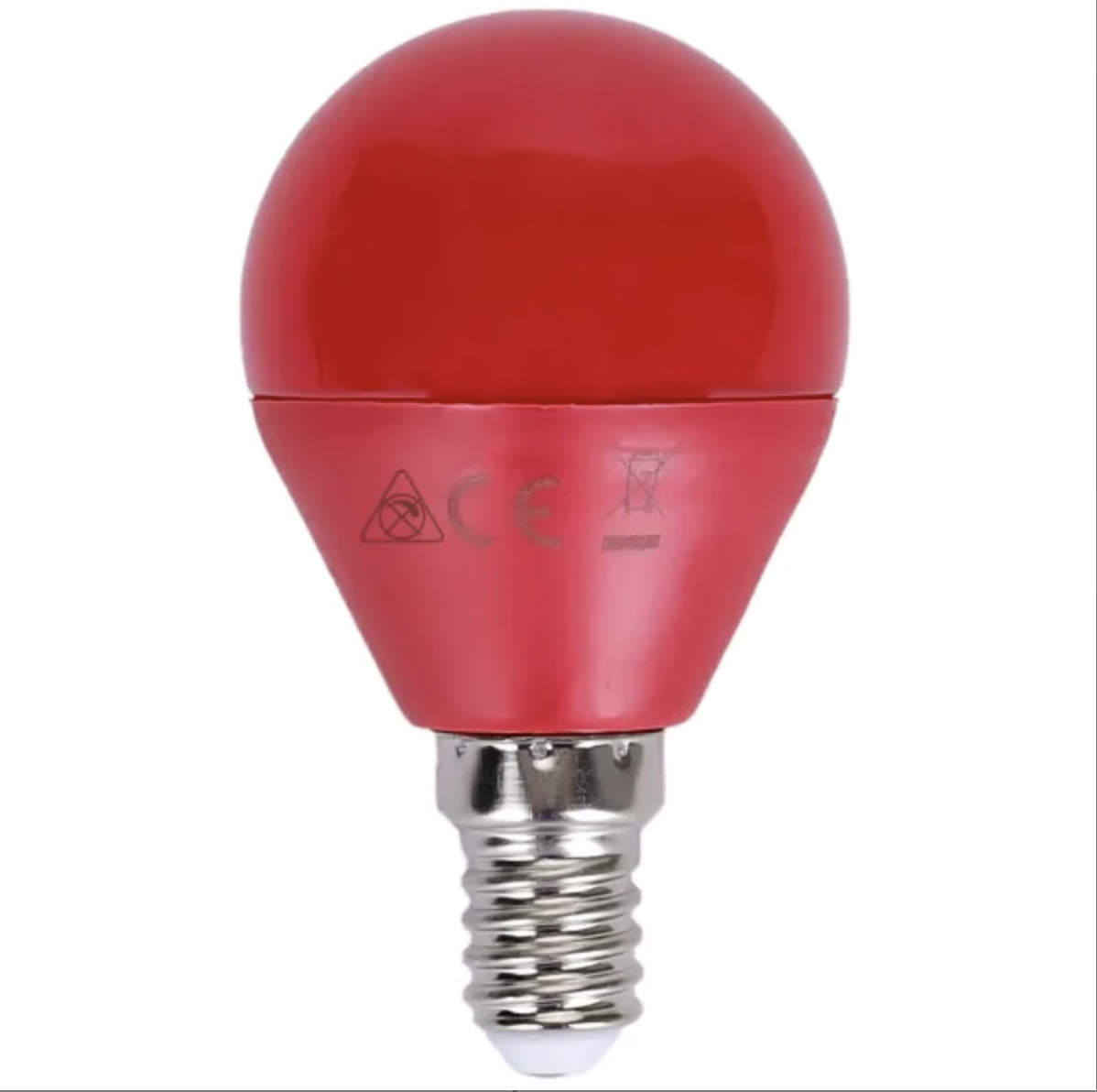 LED Glühbirne, Leuchtmittel E14 farbig froh 4W Lichtfarbe ROT Winkel 270º Länge 80 mm LED Glühbirne, Leuchtmittel E14 farbig froh 4W Lichtfarbe ROT Winkel 270º Länge 80 mm