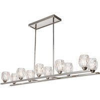 LED Hängelampe DARINA Nickel 124cm Pendelleuchte von ELSTEAD