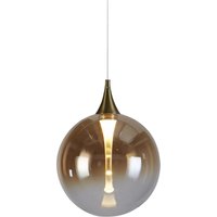 LED Hängelampe Glaskugel Ø16 cm 5 W Schwarz Bernstein LED Hängelampe Glaskugel Ø16 cm 5 W Schwarz Bernstein von Searchlight