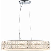 LED Hängelampe Kristall Glas Metall 3000 K in Chrom LED Hängelampe Kristall Glas Metall 3000 K in Chrom von Endon