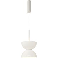 LED Hängelampe Metall Glas D: 22 cm H: max. 350 cm Weiß LED Hängelampe Metall Glas D: 22 cm H: max. 350 cm Weiß von Maytoni