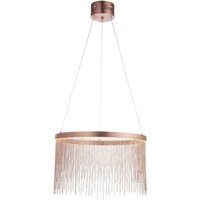 LED Hängelampe Metall rund D: 45 cm n Kupfer 2800 K 2600 lm von Endon
