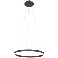 LED Hängelampe Schwarz Ø60 cm rund 42 W 2700 K stilvoll von Steinhauer BV (light+building)