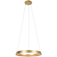 LED Hängelampe rund in Gold B:60 cm 50 W 2700 K elegant von Steinhauer BV (light+building)