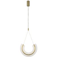 LED Hängeleuchte Aluminium Glas H: max. 186,5 cm 350 lm von Maytoni