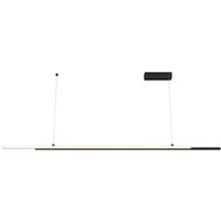 LED Hängeleuchte Aluminium H: max. 120 cm Schwarz LINA von Maytoni