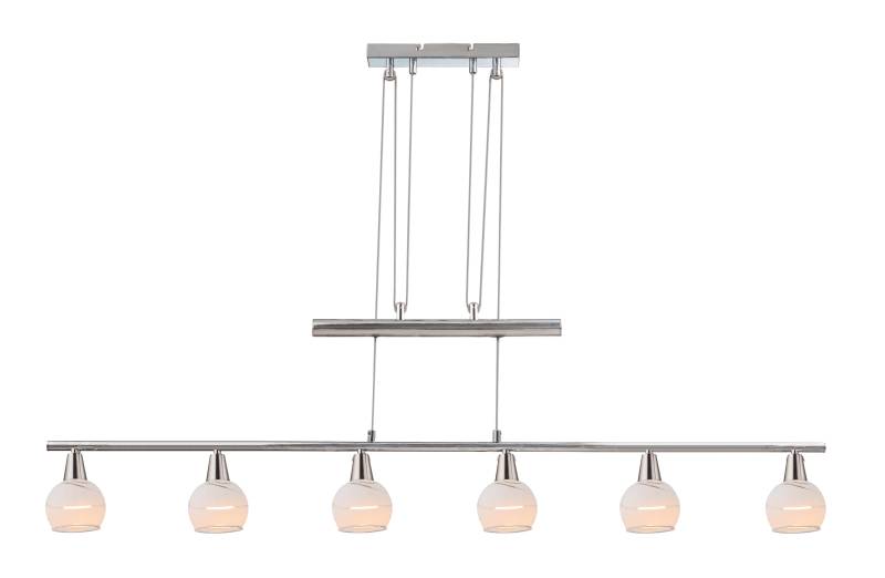LED-Hängeleuchte Elliott in Nickelfarben max. 5 Watt