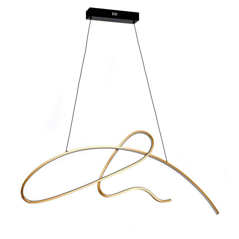 LED-Hängeleuchte Sign Goldfarben max. 42 Watt