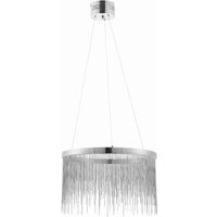 LED Hängeleuchte rund D: 45 cm Chrom Silber 2800 K 2600 lm von Endon