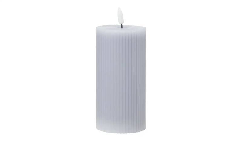 HOME STORY LED Kerze   ¦ grau ¦ Wachs,Kunststoff ¦ Maße (cm): H: 15  Ø: 7.5 Accessoires > Kerzen & Kerzenständer - Höffner